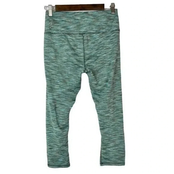 RBX Blue Green Striped Cropped Mid Rise Athletic Pants S - Picture 2 of 4